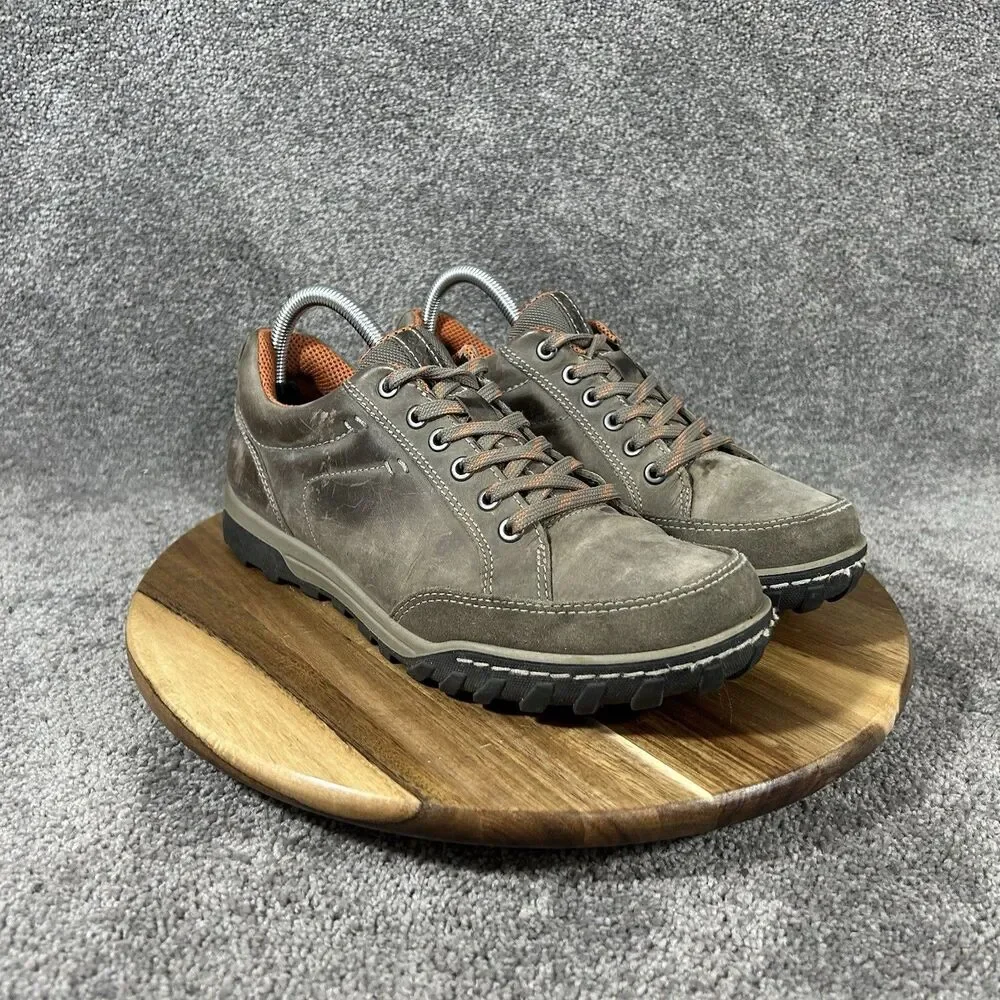 Ecco Urban Lifestyle Receptor Men’s Sz EU 40 Brown Leather Walking Casual Shoes